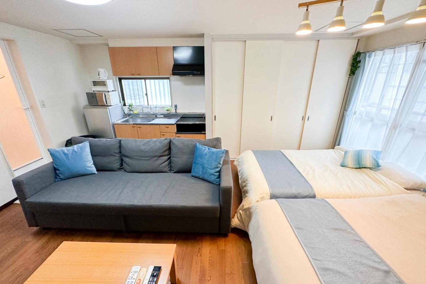 Apartmán ユニオン新大阪 十三駅西中島南方駅 自転車&Wifi貸出無料 Exteriér fotografie